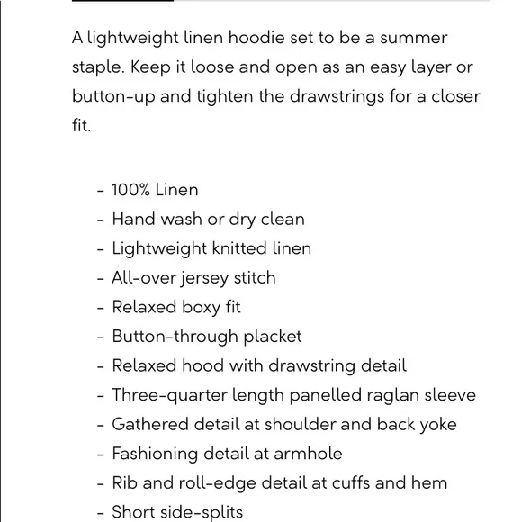 Wrap London Knit Linen Hoodie Chili - Picture 9 of 9